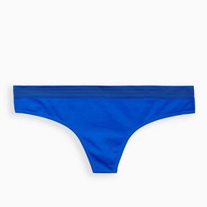 Torrid | Blue Seamless Smooth Mid-Rise Sporty Thong